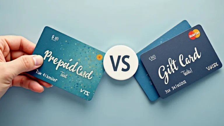 الفرق بين Prepaid Card و Gift Card