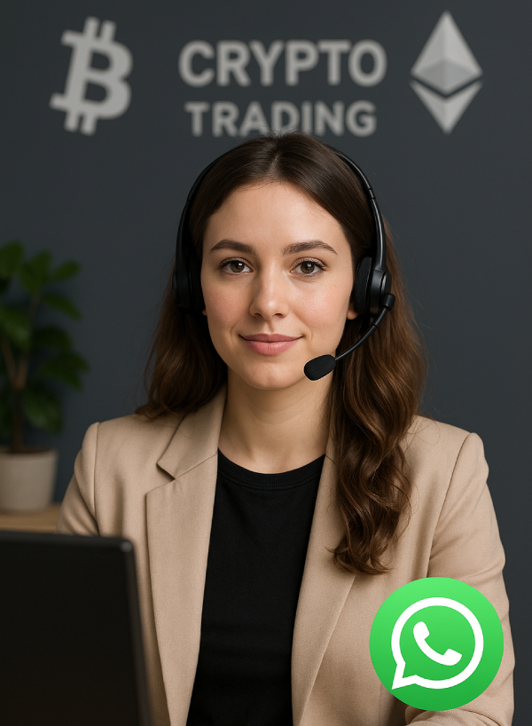 Support Girl Crypto Trading