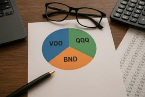 كيف توزع استثمارك بين VOO و QQQ و BND؟