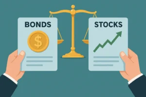 الفرق بين تداول السندات والأسهم