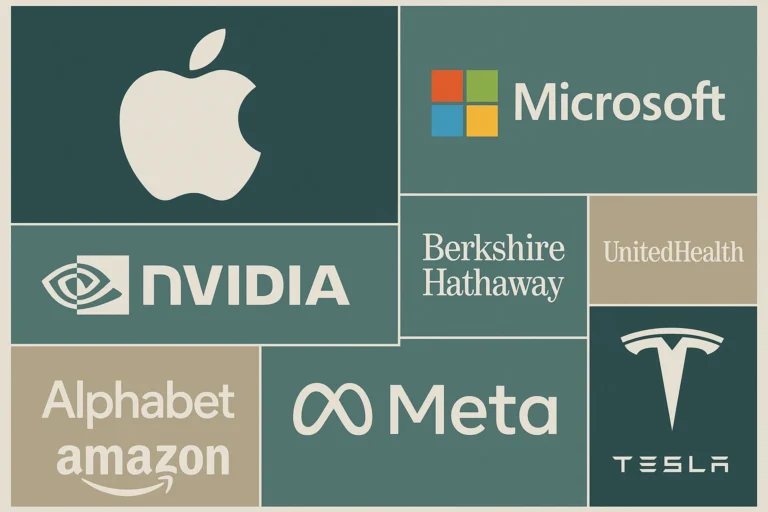أكبر أسهم الشركات المدرجة في مؤشر S&P 500