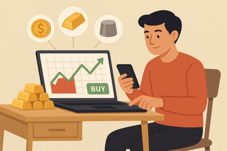 ابدأ تداول المعادن بخطوات بسيطة