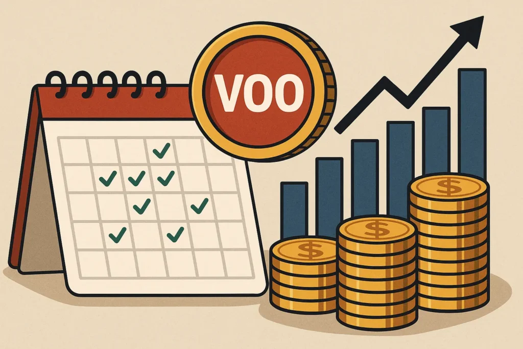 الاستثمار الشهري في VOO و استراتيجية DCA