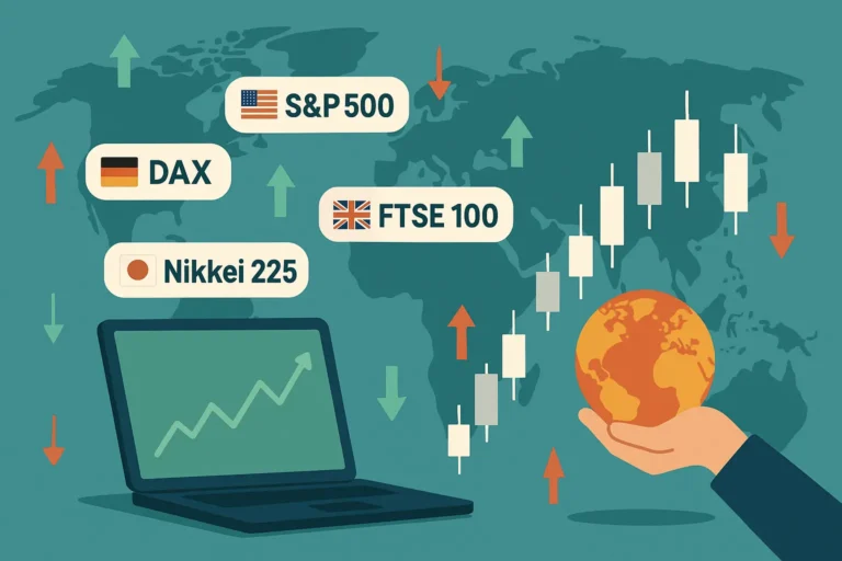 أشهر مؤشرات الأسواق العالمية التي يمكن تداولها