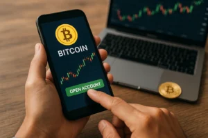افتح حساب تداول بيتكوين في دقائق