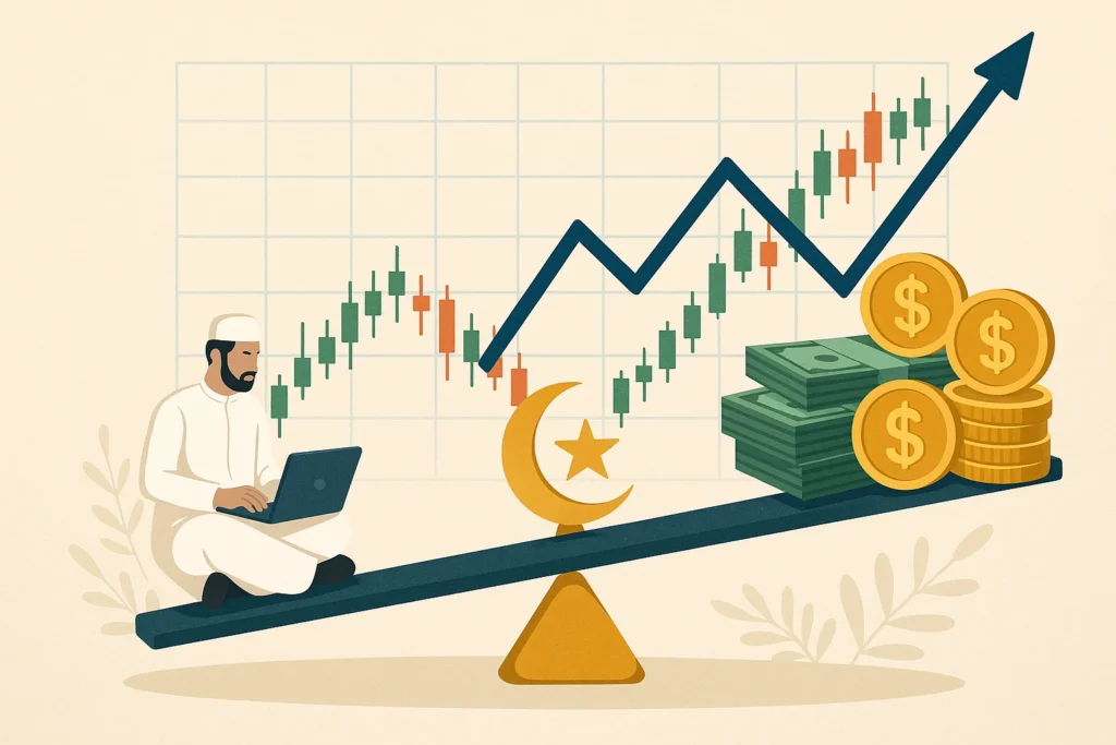 الرافعة المالية في حسابات التداول الاسلامية