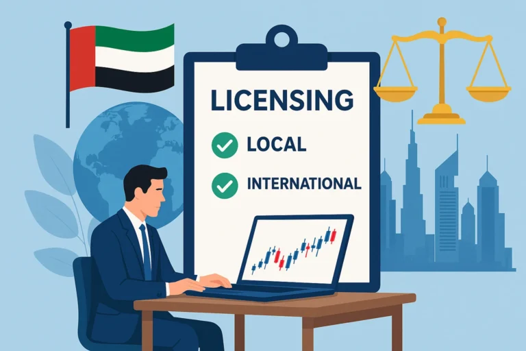 الترخيص المحلي والدولي لوسطاء التداول في الإمارات