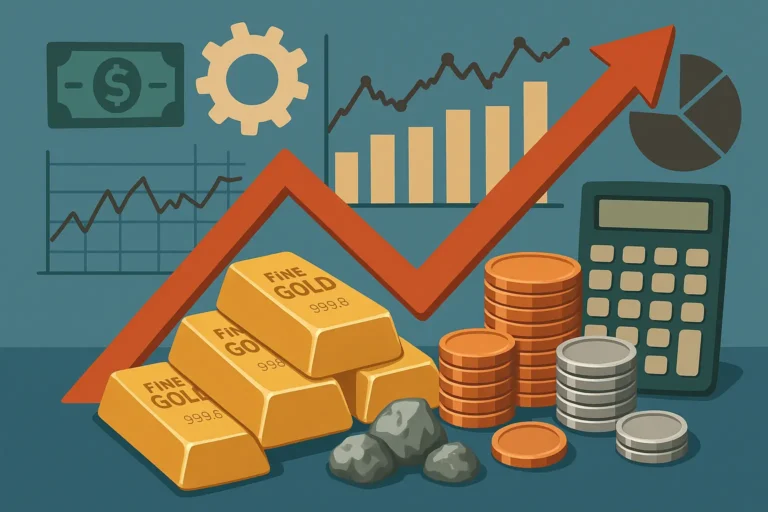 العوامل الاقتصادية المؤثرة على أسعار المعادن