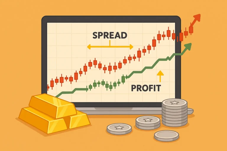 ما هو السبريد في تداول المعادن؟ وكيف يؤثر على الربح؟