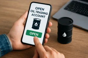 فتح حساب تداول نفط في دقائق