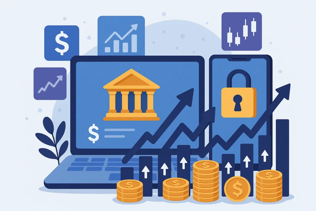 أشهر أسهم البنوك الرقمية والمنصات المالية