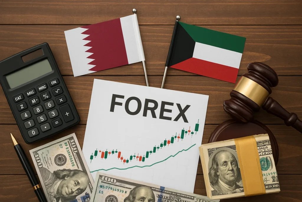 ضرائب أرباح تداول الفوركس في قطر و الكويت