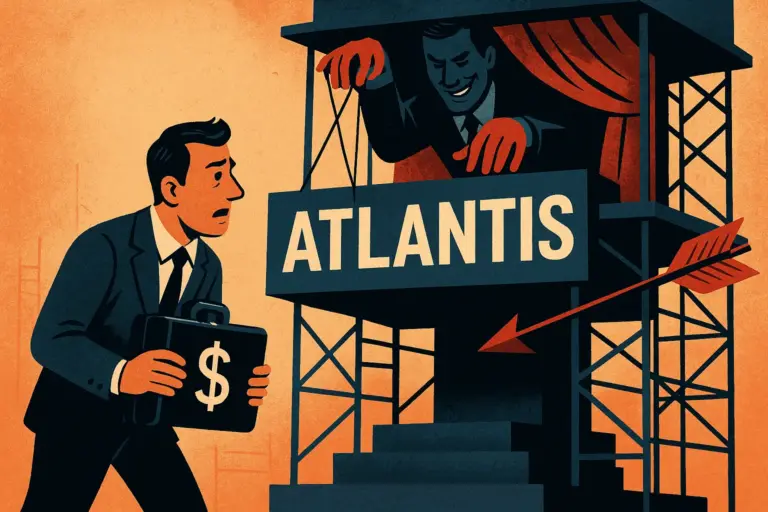 نصب منصة أطلانطس (Atlantis): خداع ممنهج