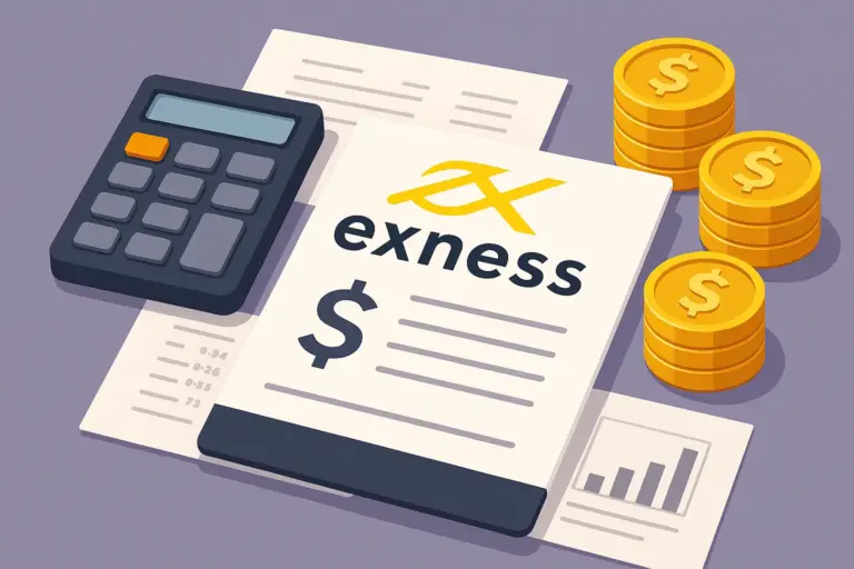 ما هي الرسوم والعمولات في Exness ؟