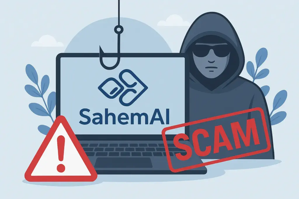 منصة SahemAI – عملية احتيال يجب الحذر منها