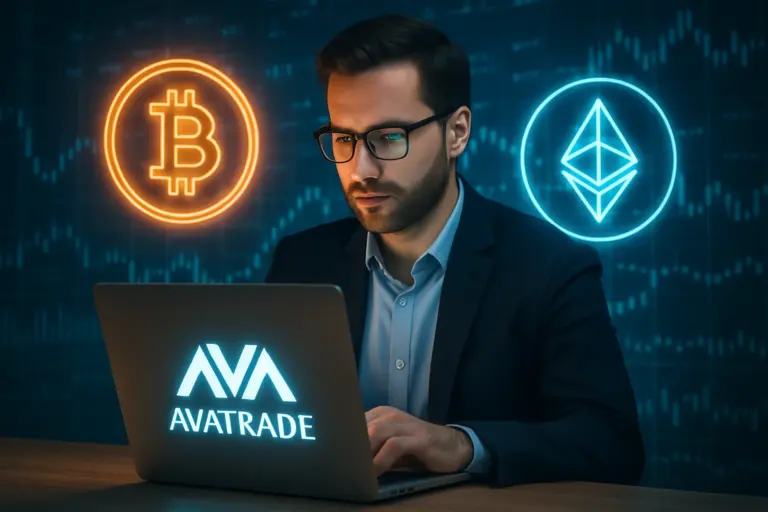 فتح حساب تداول عملات رقمية في AvaTrade