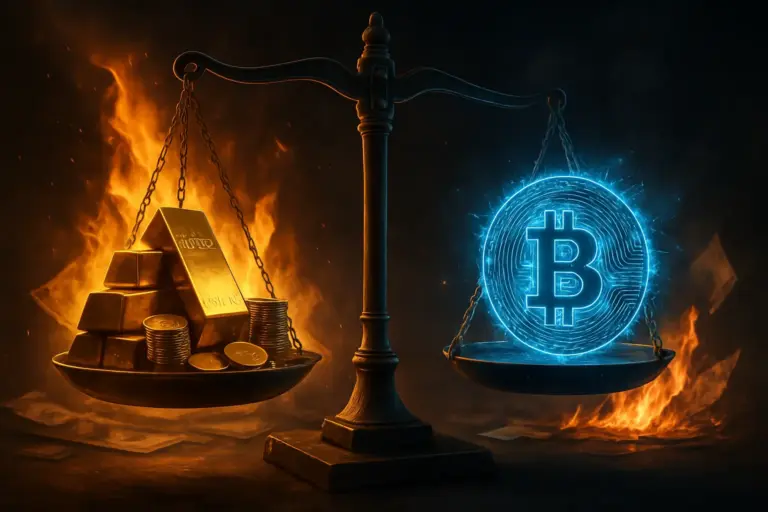 الذهب أم البيتكوين: أيهما للتحوط من التضخم؟