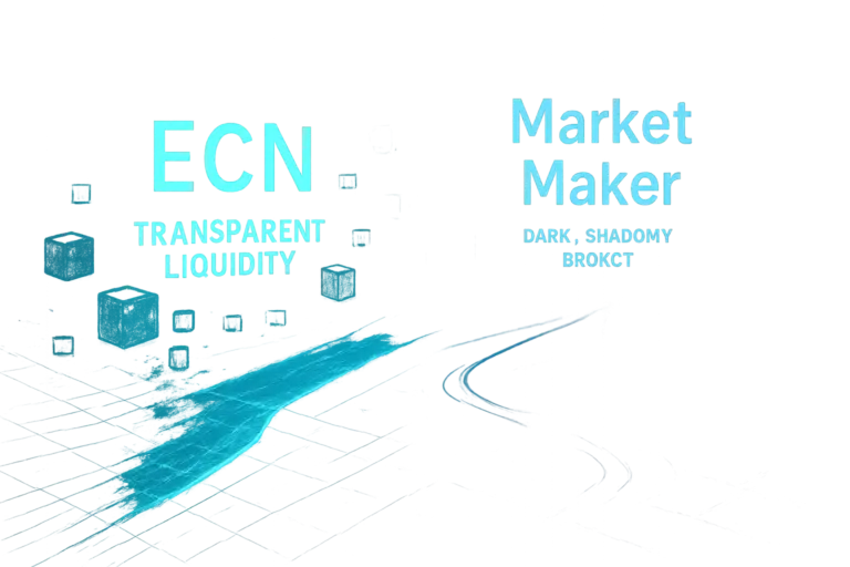 كيف تميز بين منصة ECN و Market Maker؟