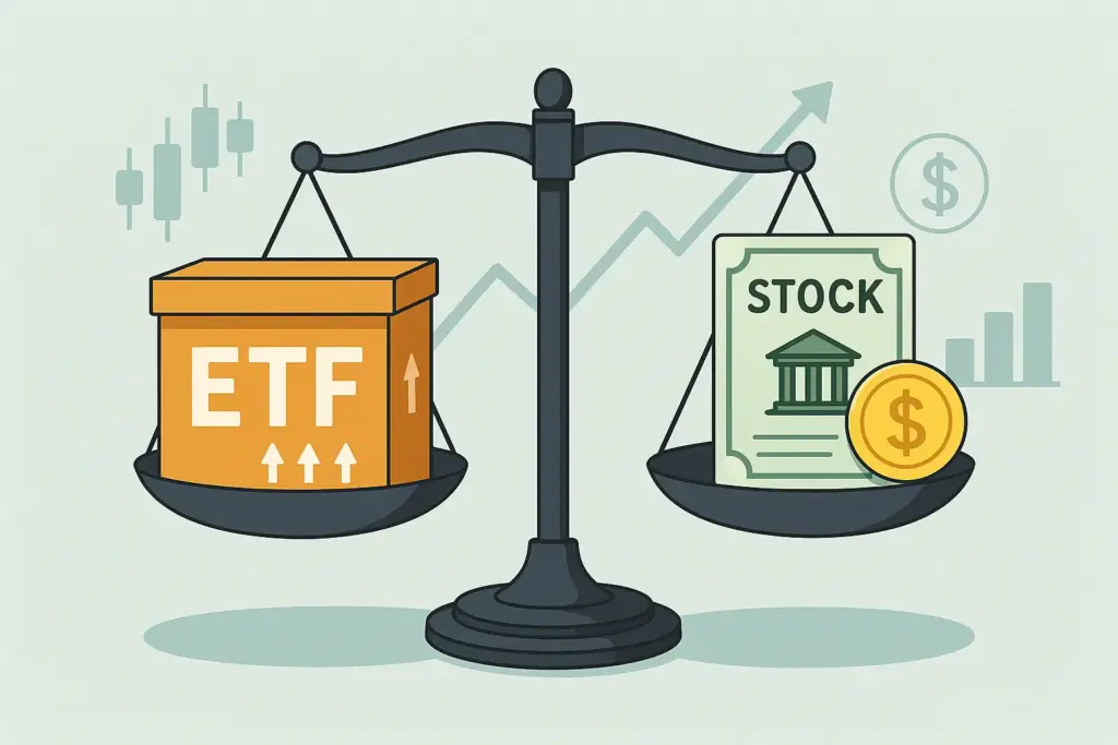 صناديق المؤشرات ETF مقابل الأسهم – أيهما الأفضل