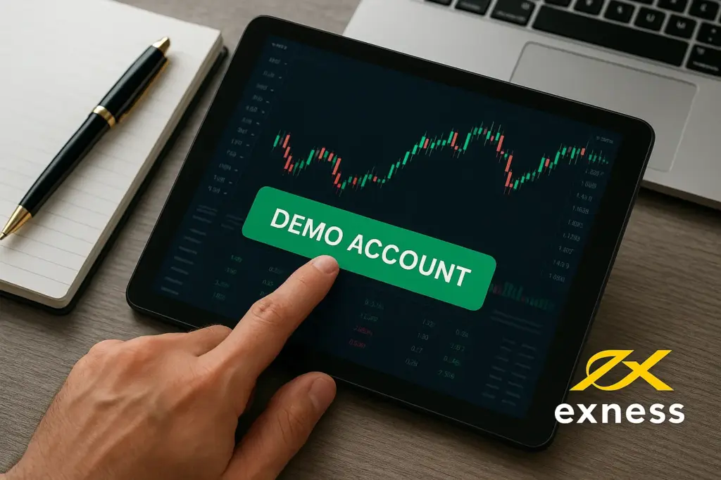 فتح حساب تجريبي Exness