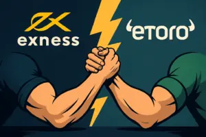 مقارنة بين إكسنس (Exness) وإي تورو (eToro)
