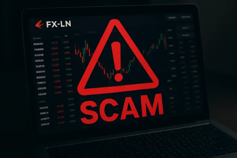 شركة FX-LN عملية احتيال إلكتروني ممنهجة