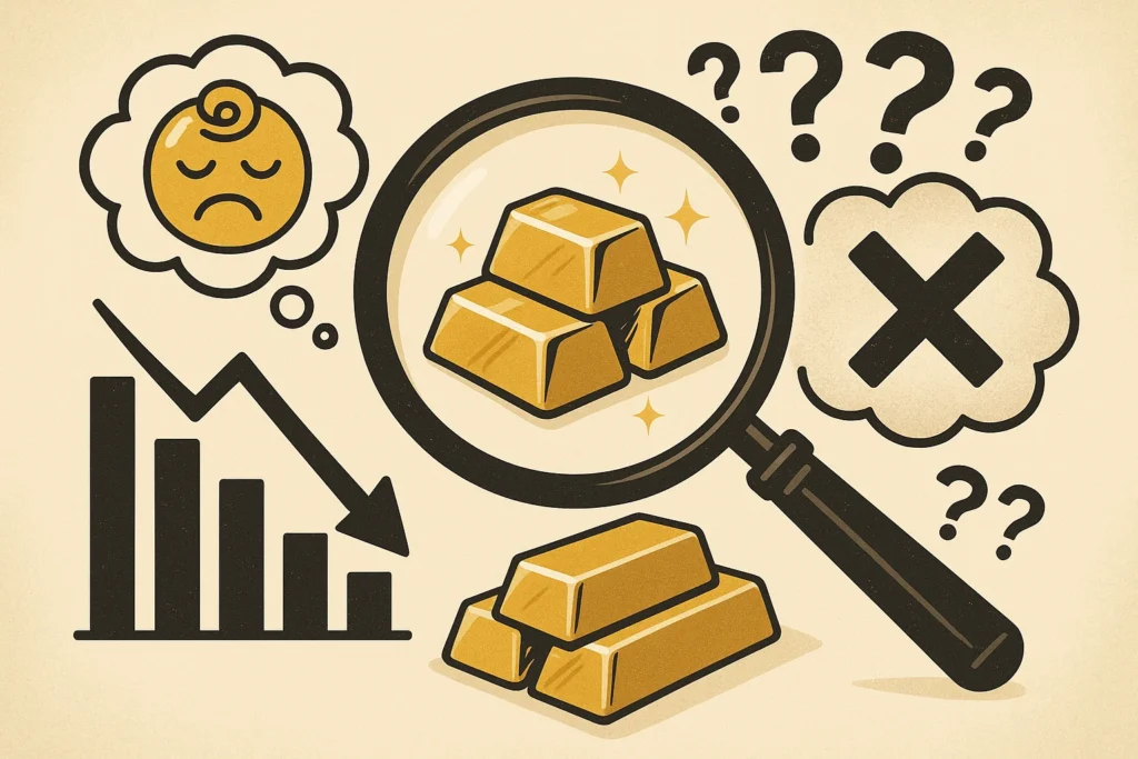 خرافات حول استثمار الذهب