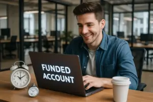 فتح حساب تداول ممول في دقائق