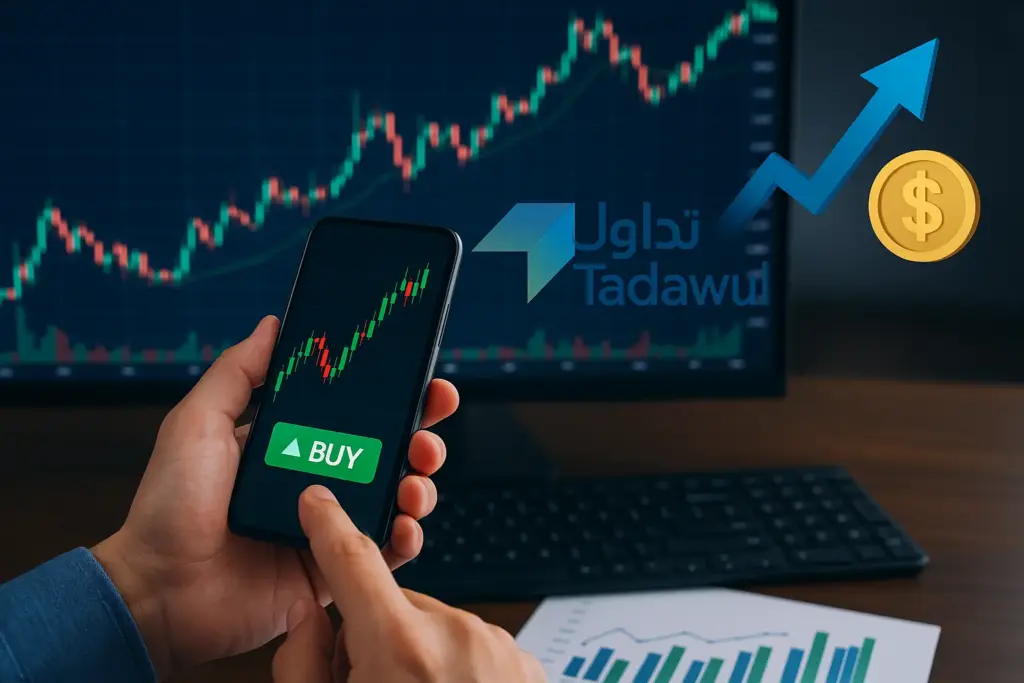 شراء وتداول سهم تداول السعودية