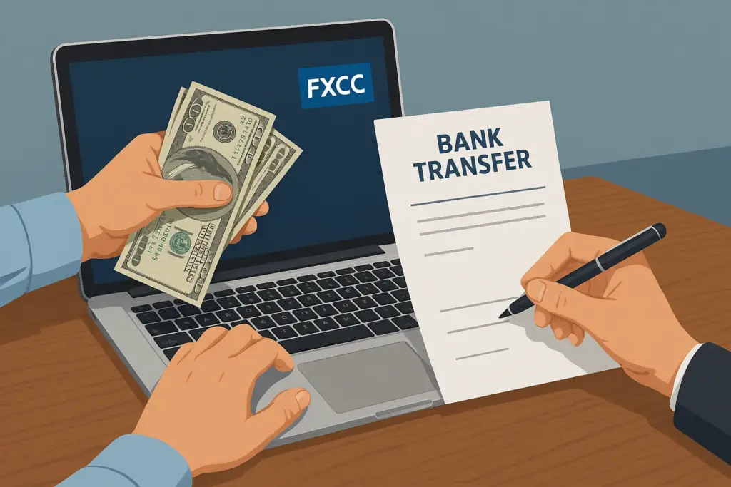 كيف تسحب أرباحك من FXCC ؟