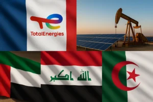 TotalEnergies (فرنسا) – مشاريع طاقة في الإمارات، قطر، العراق، الجزائر