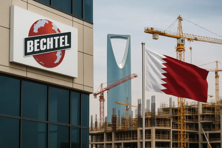 Bechtel (أمريكا) – شاركت في مشاريع كبرى بالسعودية وقطر.