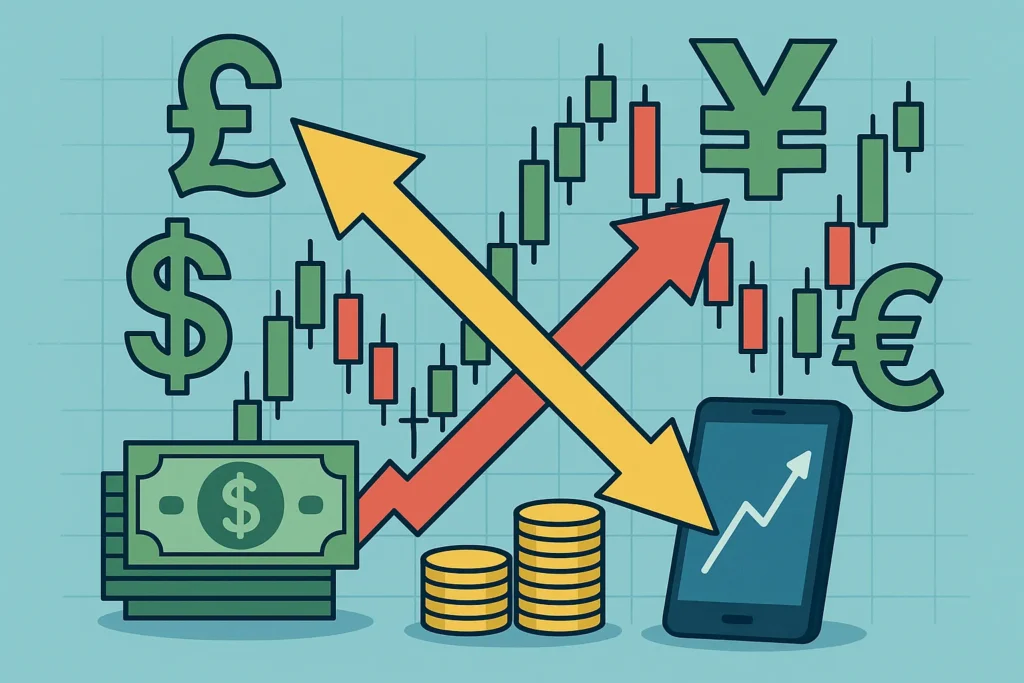 الأزواج المتقاطعة في تداول الفوركس