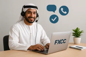 خدمة العملاء لدى اف اكس سي سي