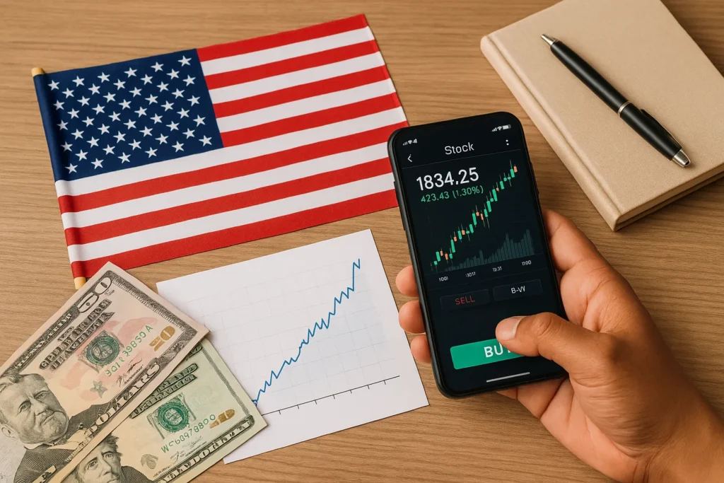 كيف تشتري أول سهم أمريكي من بلدك خطوة بخطوة