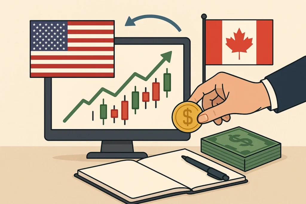 كيف تبدأ شراء الأسهم الأمريكية من كندا؟