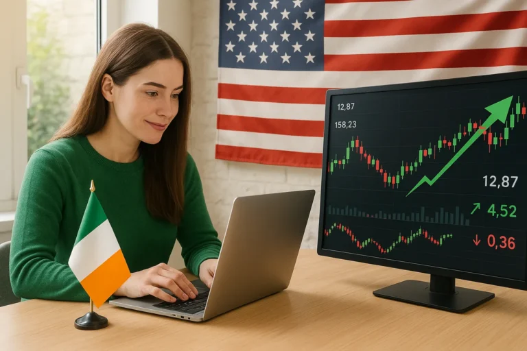 تداول الأسهم الأمريكية من إيرلندا بسهولة