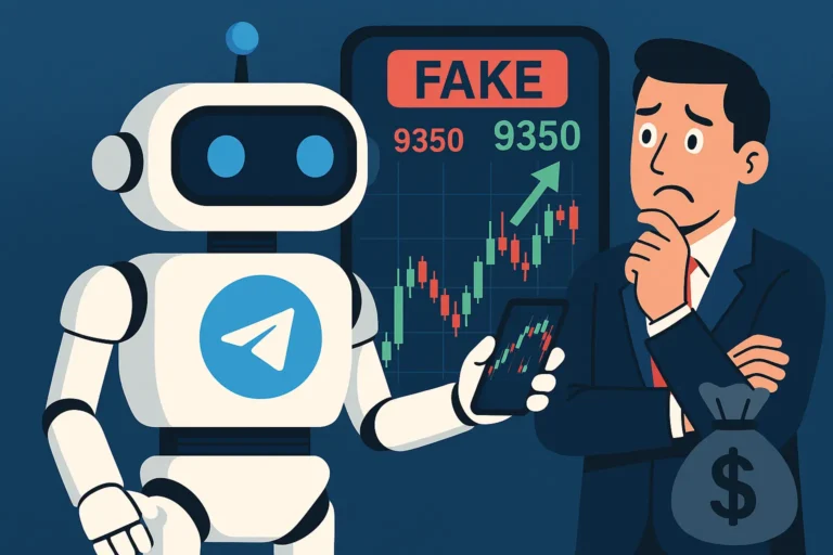 بوتات تيليجرام تعرض أسعار تداول مزيفة للإيقاع بالمستثمرين