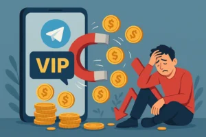 قنوات VIP على تيليجرام: وعود بالأرباح السريعة تنتهي بالخسارة