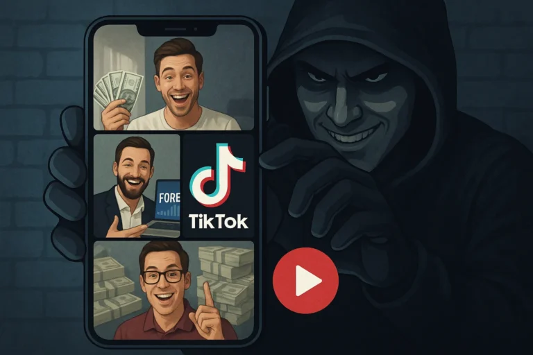 النصب في الفوركس يغزو تيك توك عبر فيديوهات مضللة