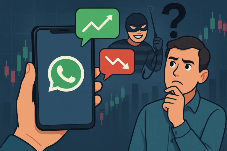 إشارات التداول المجانية على واتساب…حقيقية أم نصب؟
