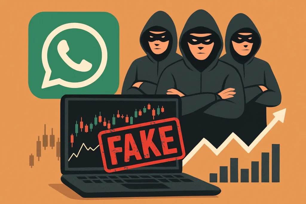 عصابات الواتساب والتداول المزيف