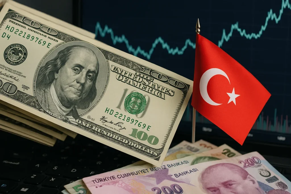 سعر تداول الدولار مقابل الليرة التركية اليوم مباشر | USD to TRY