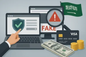 خطوات التأكد من مصداقية أي موقع وهمي قبل التعامل المالي معه