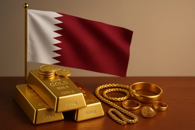 سعر الذهب اليوم الخميس في قطر بالريال القطري | عيار 24 و 22 و 21 و 18 | أونصة وجرام