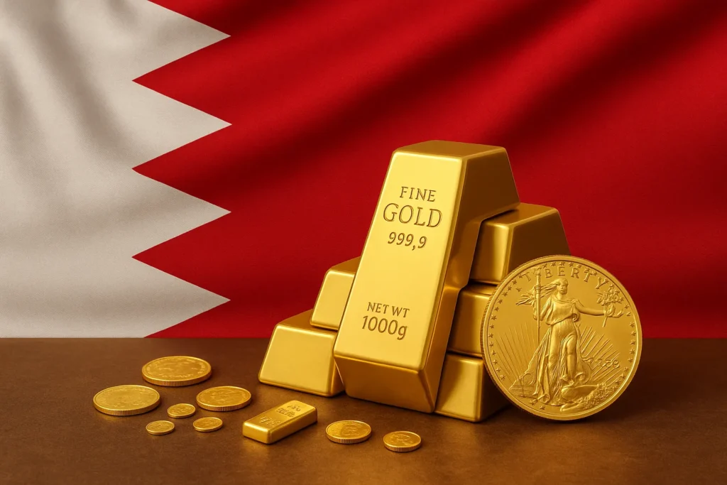 أسعار الذهب اليوم الإثنين في البحرين بالدينار البحريني | عيار 24 و 22 و 21 و 18 | أونصة وجرام