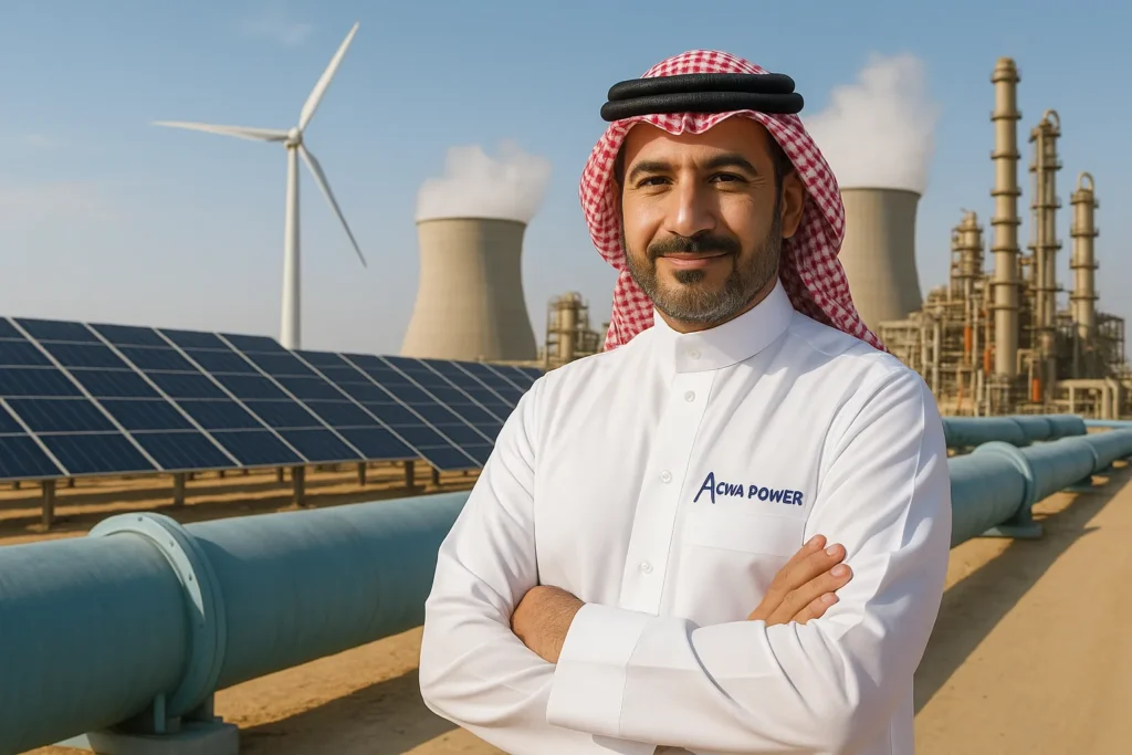 أكوا باور | رائد مشاريع الطاقة وتحلية المياه عالمياً