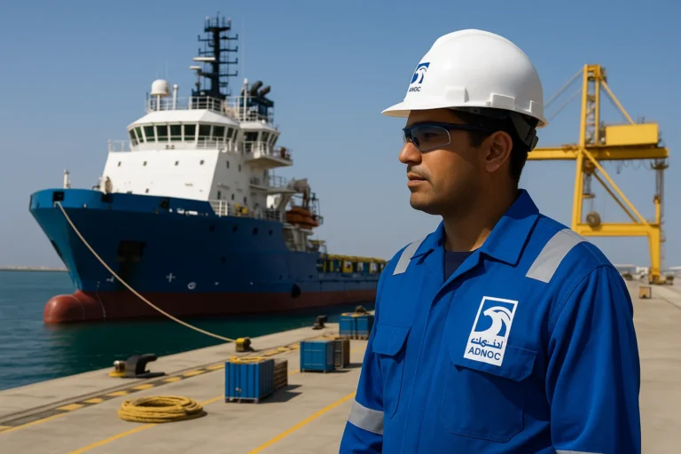 أدنوك للإمداد والخدمات | شركة متخصصة في الخدمات اللوجستية البحرية