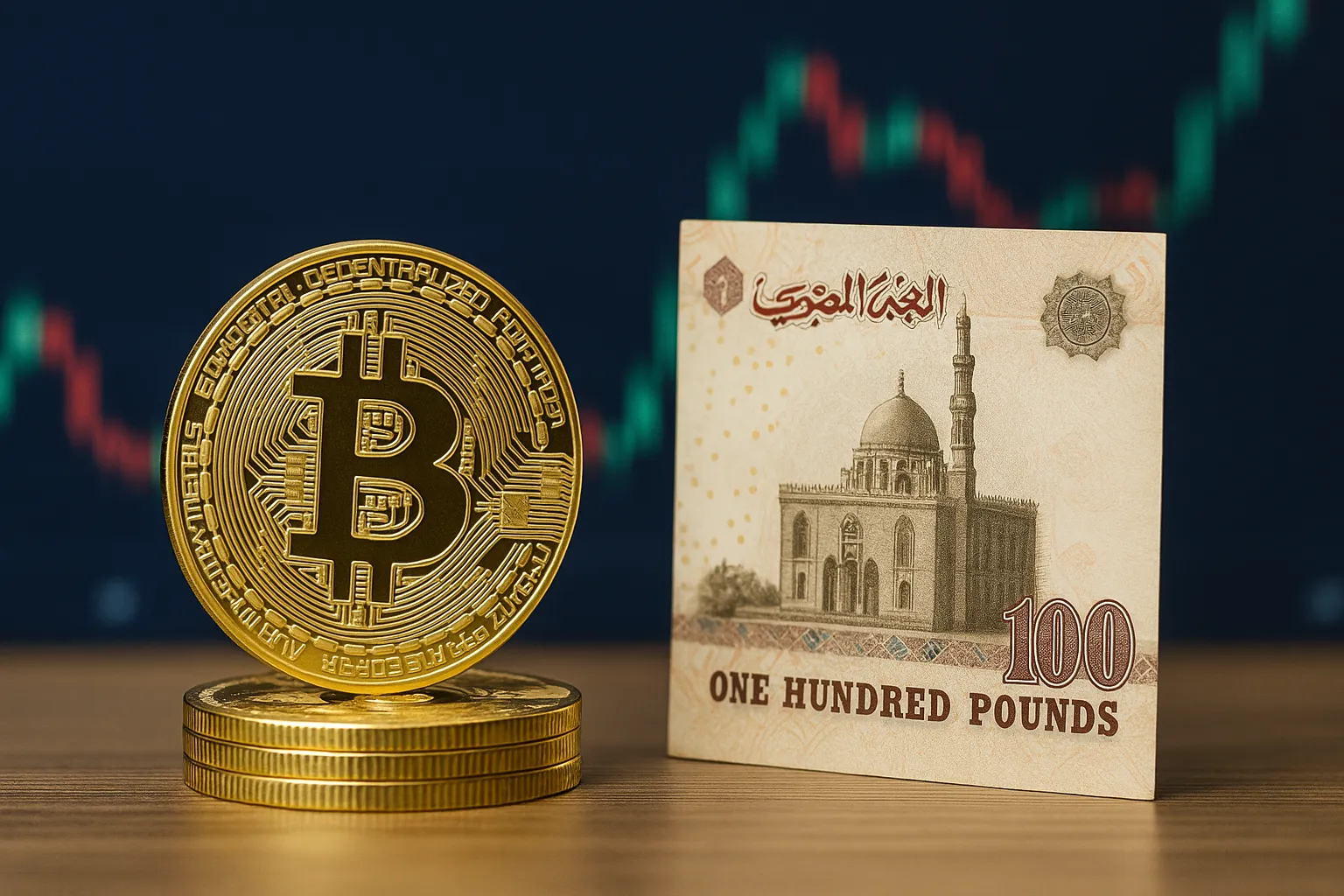 سعر البيتكوين اليوم مقابل الجنيه المصرى | مقارنة دقيقة | المراقب
