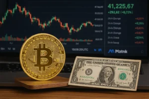 البتكوين مقابل الدولار | سعر مباشر و مقارنة شاملة بين الأداء في الأسواق العالمية